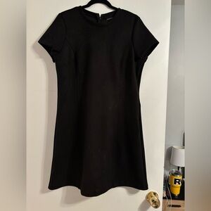 Banana Republic Classic Black Suede Mini Dress